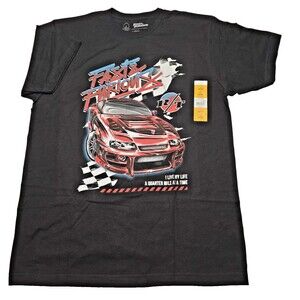 Fast & Furious Graphic‎ T Shirt Black Large Universal City Studios Tee Shirt